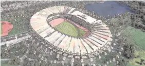  ??  ?? > An artist’s impression of the vision for Birmingham’s Alexander Stadium