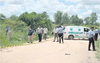  ?? ?? El cuerpo del sargento primero Líder Ríos fue hallado en un yuyal cerca de la bahía de Asunción.