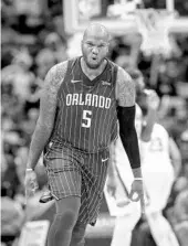  ?? SCOTT THRELKELD/ASSOCIATED PRESS ?? Marreese Speights played just four minutes Wednesday night in Memphis but made valuable contributi­ons.