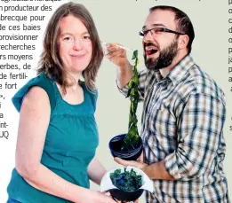  ??  ?? Elisabeth Varennes et Sébastien Brennan-Bergeron, cofondateu­rs de Seabiosis