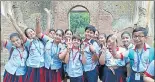  ?? HT ?? ▪ Fun and learning together: Students of GD Goenka Public School at the Residency in Lucknow on Friday.