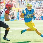  ?? Glendale News Press ?? GREG DULCICH is one of two returning tight ends who recorded receptions for the Bruins last season.