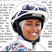  ??  ?? GOODWOOD WINNER: Khadijah Mellah