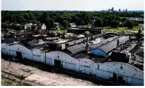  ?? JIM NOELKER/STAFF ?? The Wright Factory was severely damaged in a March 26 fire. The House Appropriat­ions Committee has approved $4 million for the restoratio­n of the fire-damaged Wright factory.