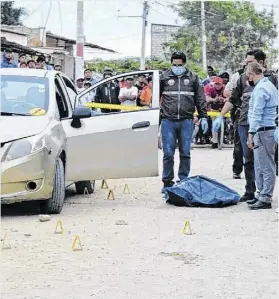  ?? Foto: JL / EXTRA ?? Este nuevo asesinato cometido en La Libertad puso los ‘pelos de punta’ a todo el vecindario.
