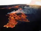  ?? US Geological Survey/ AFP/Getty Images ?? Lava in the summit caldera of Mauna Loa. Photograph: