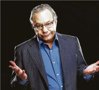  ?? Clay McBride ?? At 69, Lewis Black has accrued more than his share of grievances and turned them into comedy sets.