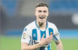  ?? FOTO: P. PUNTÍ ?? Pedrosa está completand­o una gran temporada en el carril izquierdo del Espanyol