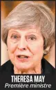  ??  ?? THERESA MAY Première ministre