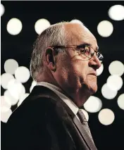  ?? DAVID BLOOM / EDMONTON SUN FILES ?? Julian Fantino, a former federal cabinet minister and provincial police commission­er, attempted to intervene in a contempt of court case against an ex-Toronto police officer.