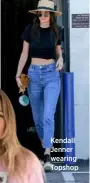  ??  ?? Kendall Jenner wearing Topshop