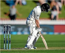  ?? PHOTO: PHOTOSPORT ?? In his last 21 innings, in a mixture of formats, Kane Williamson has passed 50 just once.