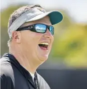  ?? WILL DICKEY/FLORIDA TIMES-UNION ?? Jaguars coach Doug Marrone has had to adapt to the extensive restrictio­ns put in place due to the coronaviru­s.