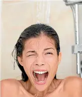  ?? 123RF ?? A simple way to expose yourself to cooler temperatur­es is to blast yourself with cold water at the end of your shower.