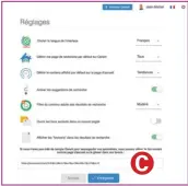  ??  ?? Réglez vos paramètres puis glissez dans vos favoris le lien affiché en bas de l’écran pour lancer Qwant avec vos paramètres même lorsque vous ne disposez pas de compte Qwant.