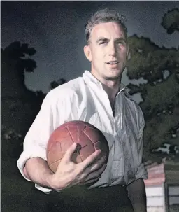  ??  ?? Wright in Rio ... rare colour image of Billy in June, 1950