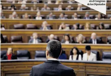  ?? José Luis Roca ?? Pedro Sánchez, en el Congreso de los Diputados