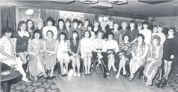  ??  ?? Keep fit class enjoying a night out at the Long Lane Odeon, Blackheath, in the 1970s