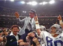  ?? Associated Press file photo ?? Dallas Cowboys head coach Tom Landry led the team to five Super Bowls, winning two, and produced 20 winning seasons.