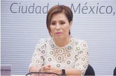  ??  ?? Citada. Rosario Robles deberá responder por la “Estafa Maestra”.