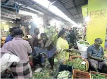  ??  ?? Life is back to normal at Koyambedu wholesale vegetable market