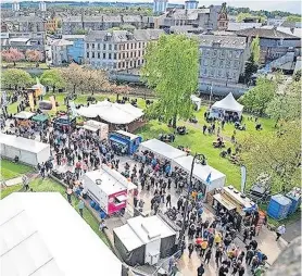  ?? ?? A great day
The Paisley Food and Drink Festival was a success for the town