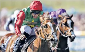  ??  ?? Tip for the top: Billesdon Brook is fancied to win at tonight’s Breeders’ Cup