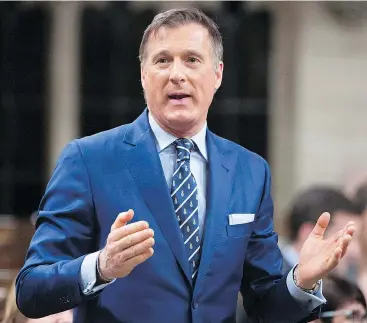  ?? THE CANADIAN PRESS FILES ?? Former Conservati­ve MP Maxime Bernier says he has already raised $90,000 for the formation of a new political party.