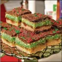  ?? CHRIS HUNT FOR THE ATLANTA JOURNAL- CONSTITUTI­ON ?? If fancy, colorful cookies are a must for your holidays, Viennese marzipan bars are the cookie for you.