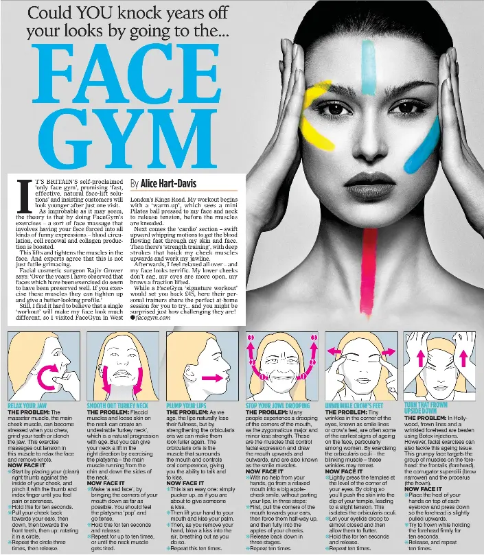 By Alice HartDavis FACE GYM PressReader