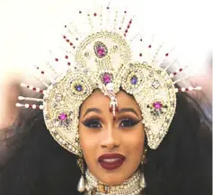  ??  ?? Cardi B, aged 25, has quickly risen to become one of the most prominent women in hip-hop, has become a mother.