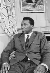  ??  ?? LEFT: Francisco Macías Nguema, the first President of Equatorial Guinea, photograph­ed circa 1970.