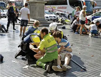  ??  ?? Beim Anschlag auf der Rambla in Barcelona am 17. August wurden 13 Menschen getötet.