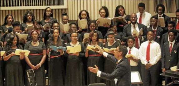  ??  ?? Hear the Chester Children’s Chorus perform Mozart’s Requiem Sunday on the Swarthmore College campus.