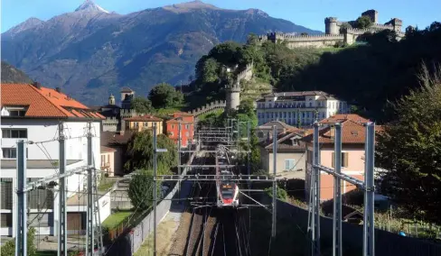  ?? TI-PRESS ?? Alcune delle abitazioni a ridosso del portale sud