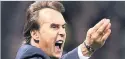  ??  ?? UP FOR A BATTLE Boss Lopetegui