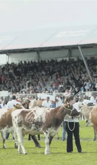  ??  ?? 0 More than 180,000 visitors are expected to attend the Royal Highland Show