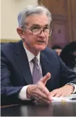  ??  ?? Federal Reserve chairman Jerome Powell