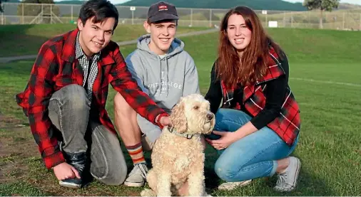  ??  ?? Kapiti College students Jack Loader, Sam Cathro and Caitlin Voyle want to see more preventati­ve measures.