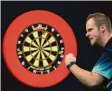  ??  ?? Knapp am Darts-Titel vorbei: der Deutsche Max Hopp.