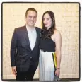  ?? Catherine Bigelow / Special to The Chronicle ?? Instagram co-founder
Mike Krieger and his wife, Kaitlyn Krieger, at the art fair.