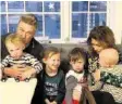  ?? INSTA ?? Hilaria Baldwin mit Familie.