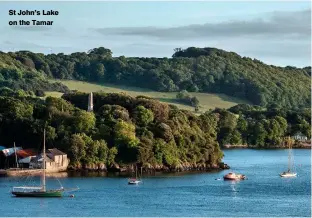  ??  ?? St John’s Lake on the Tamar