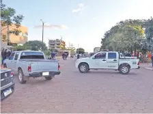  ?? ?? El atentado ocurrió frente a la Municipali­dad de Pedro Juan.