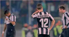  ?? LAPRESSE ?? La delusione dei bianconeri a Roma. In primo piano Giovinco