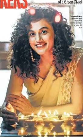  ?? PHOTO: RAAJESSH KASHYAP/HT; LOCATION COURTESY: THE IMPERIAL, NEW DELHI ?? Taapsee Pannu