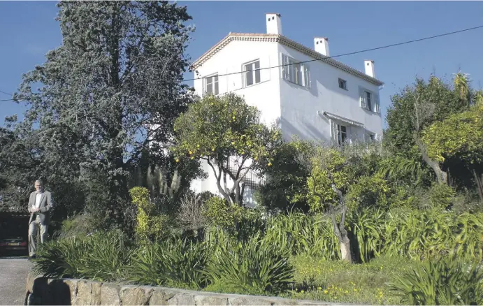  ?? Foto: Rose-Maria Gropp ?? Die Villa „La Galloise“in Vallauris. Dort lebte Françoise Gilot mit Picasso und den Kindern ab 1948 bis 1953.