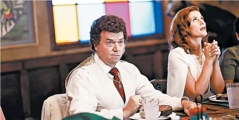  ?? FRED NORRIS/HBO ?? Danny McBride and Cassidy Freeman star in “The Righteous Gemstones,” which was created by McBride.