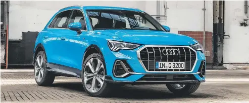  ?? — AUDI ?? The 2019 Audi Q3 is a physically larger compact crossover, and includes several technologi­cal upgrades.