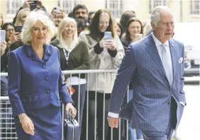  ?? HANNAH MCKAY/REUTERS/POOL ?? Britain's Prince Charles and his wife Camilla, Duchess of Cornwall, are set to start a Canadian tour this week.